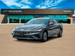 2025 Hyundai Elantra Hybrid Blue Sedan