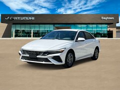 2025 Hyundai Elantra Hybrid Blue Sedan