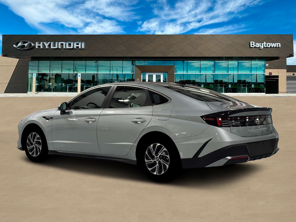 New 2026 Hyundai Sonata Hybrid Blue Sedan