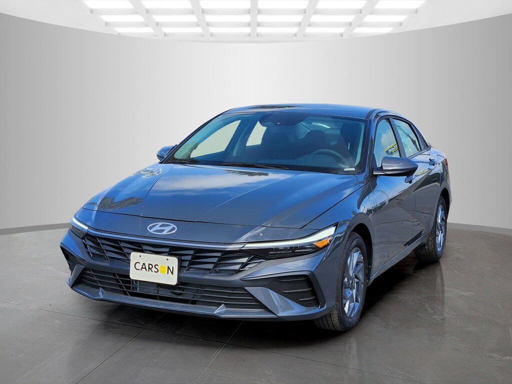 New 2025 Hyundai Elantra Hybrid Blue 4dr Car
