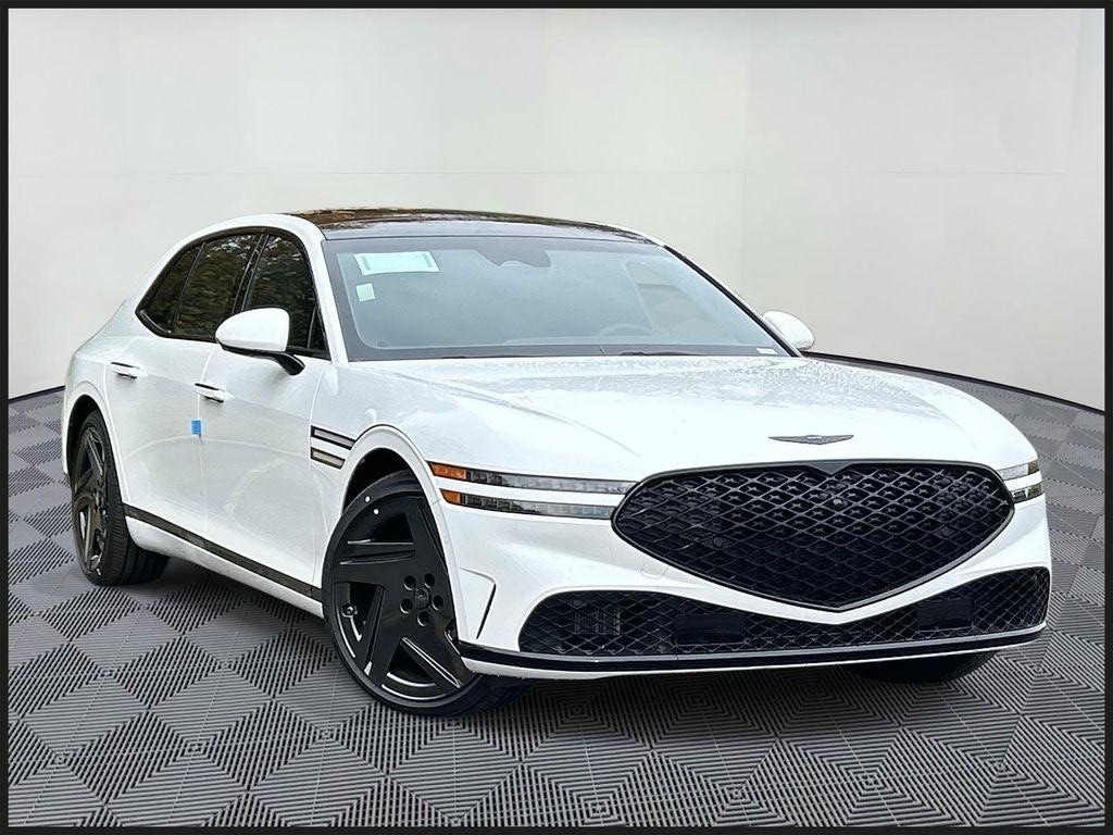 New 2026 Genesis G90 e-SC Prestige Black Sedan