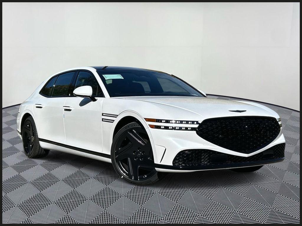 New 2026 Genesis G90 e-SC Prestige Black Sedan