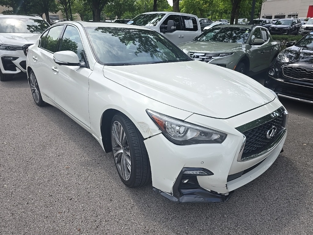 Used 2022 INFINITI Q50 SENSORY with VIN JN1EV7CR7NM341358 for sale in Franklin, TN