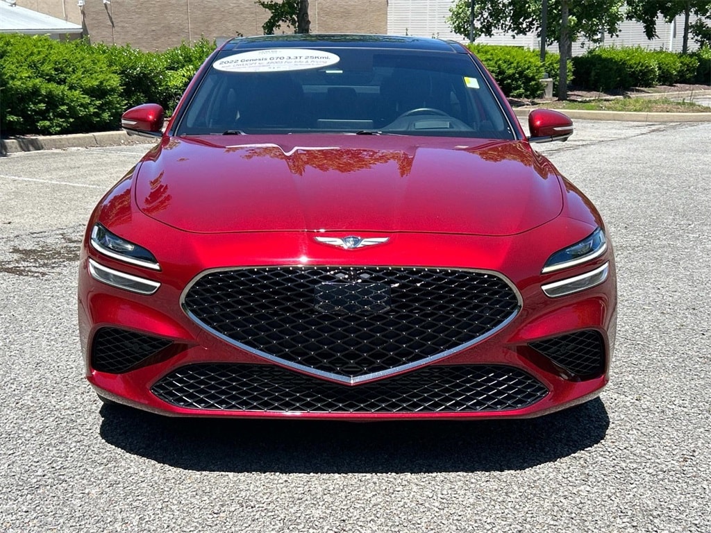 Certified 2022 GENESIS G70 Standard with VIN KMTG54TE5NU100031 for sale in Franklin, TN