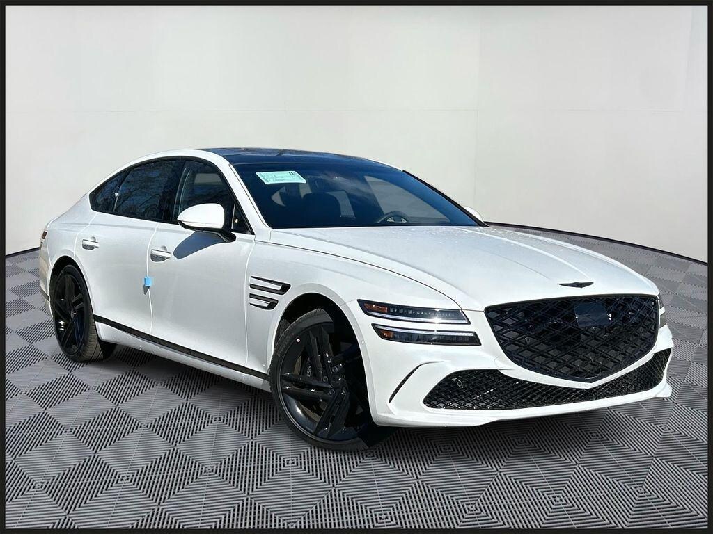 New 2026 Genesis G80 3.5T Prestige Black AWD Sedan