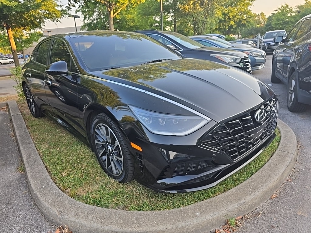 Certified 2021 Hyundai Sonata Limited with VIN 5NPEH4J26MH104491 for sale in Franklin, TN