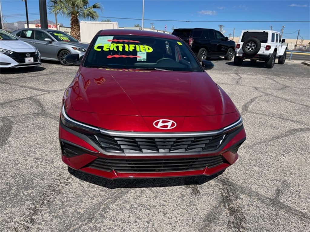 Certified 2025 Hyundai Elantra Hybrid SEL Sport Sedan