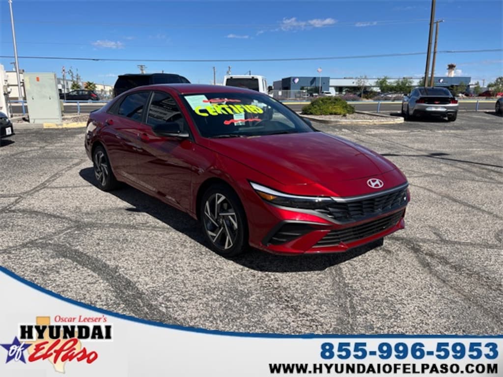 Certified 2025 Hyundai Elantra Hybrid SEL Sport Sedan