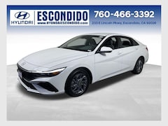 2026 Hyundai Elantra Hybrid Blue Sedan
