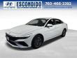 New 2026 Hyundai Elantra Hybrid Blue Sedan