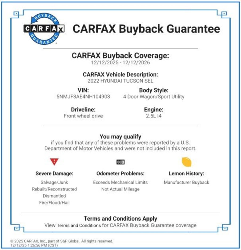 Used 2022 Hyundai Tucson SEL SUV