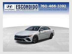 2026 Hyundai Elantra Hybrid Blue Sedan