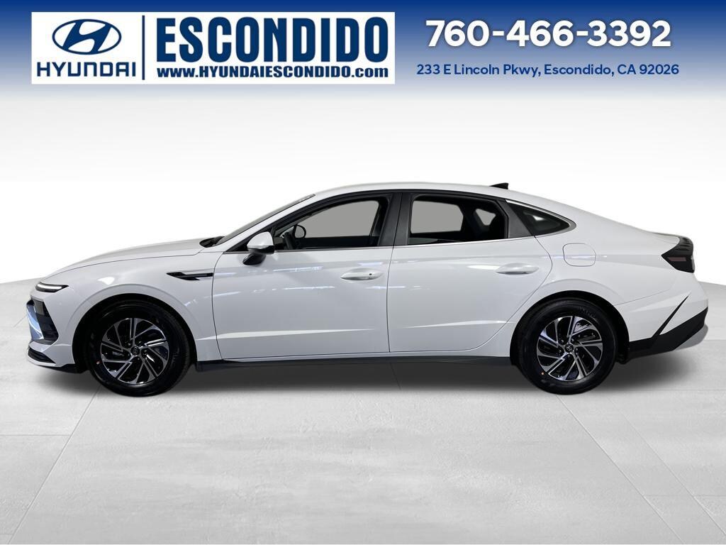 New 2026 Hyundai Sonata Hybrid Blue Sedan
