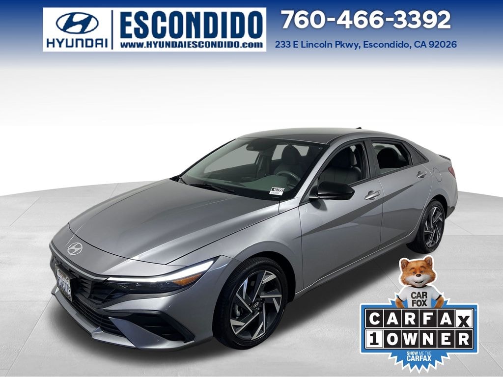 Certified 2025 Hyundai Elantra Hybrid SEL Sport Sedan