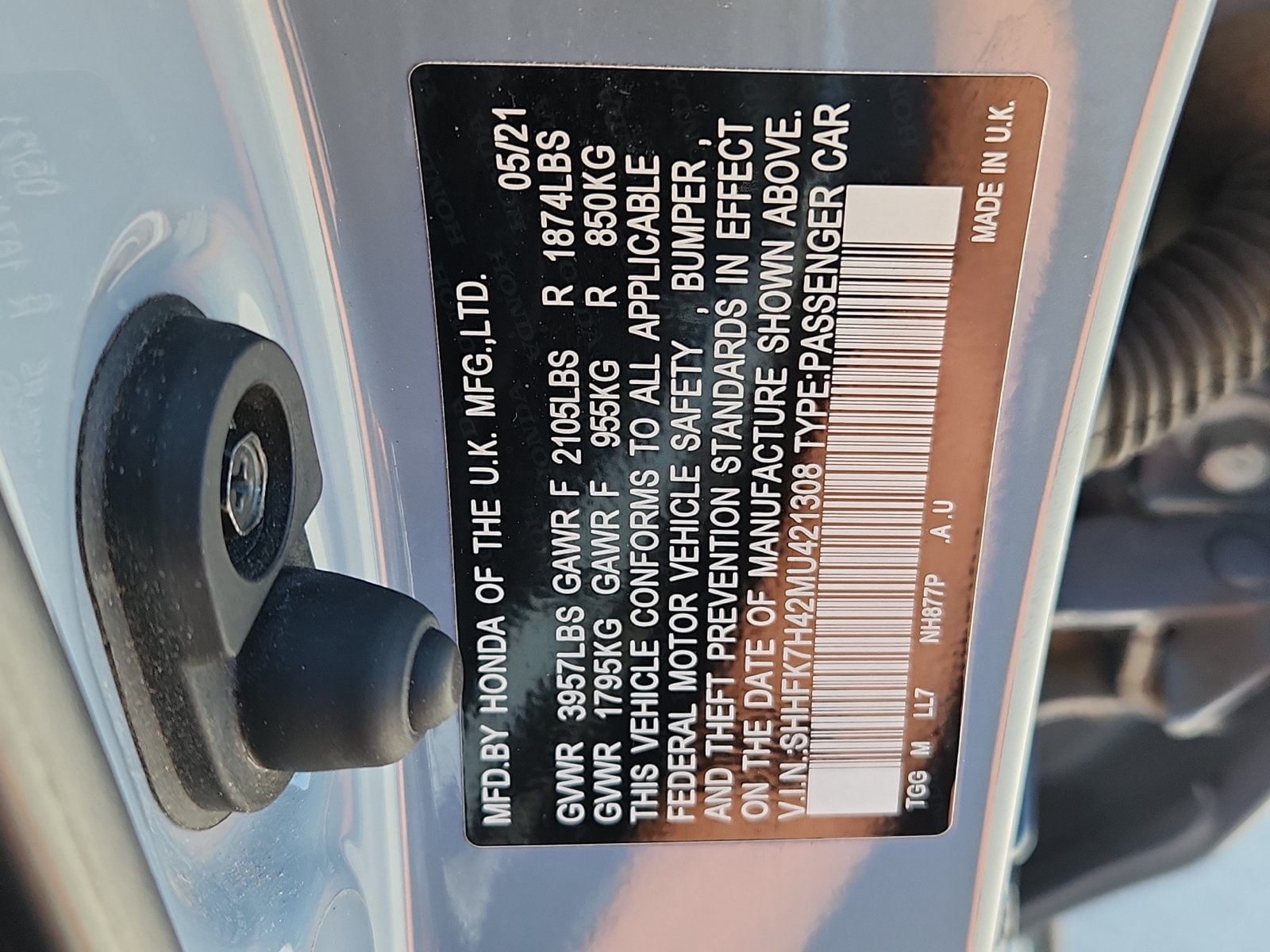 2021 Honda Civic Hatchback Sport - Photo 19