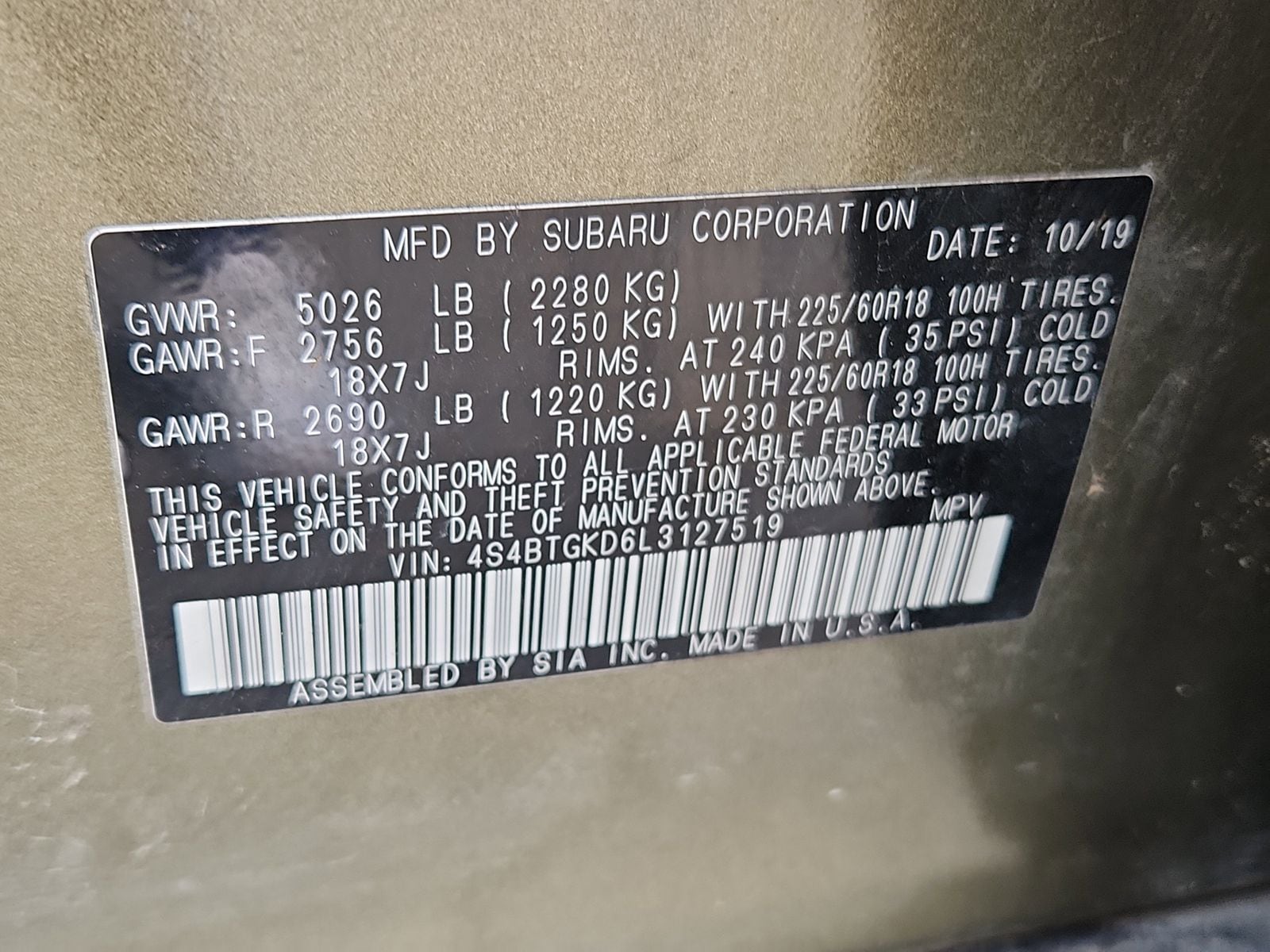 2020 Subaru Outback Onyx Edition - Photo 19