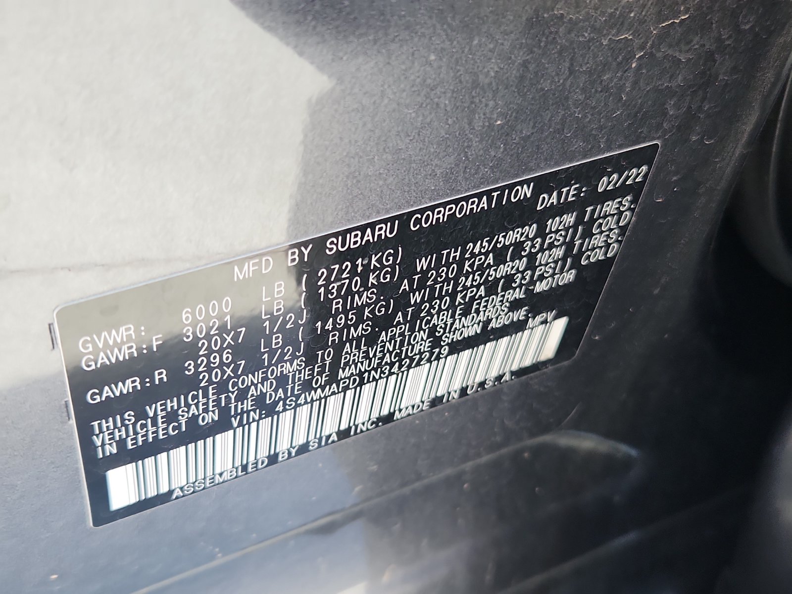 2022 Subaru Ascent Limited - Photo 18