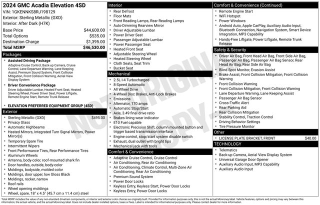 2024 GMC Acadia Elevation - Photo 48