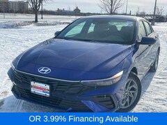 2026 Hyundai Elantra Hybrid Blue Sedan