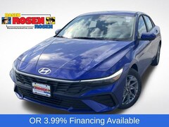 2026 Hyundai Elantra Hybrid Blue Sedan