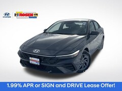 2026 Hyundai Elantra Hybrid Blue Sedan