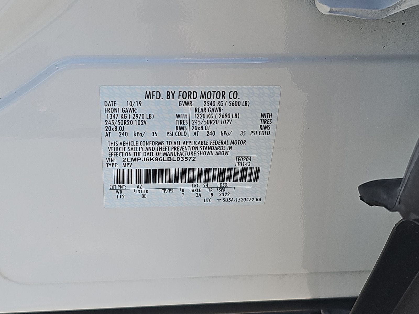 Thumbnail: 2020 Lincoln Nautilus - 25