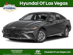 2026 Hyundai Elantra Hybrid Blue Sedan