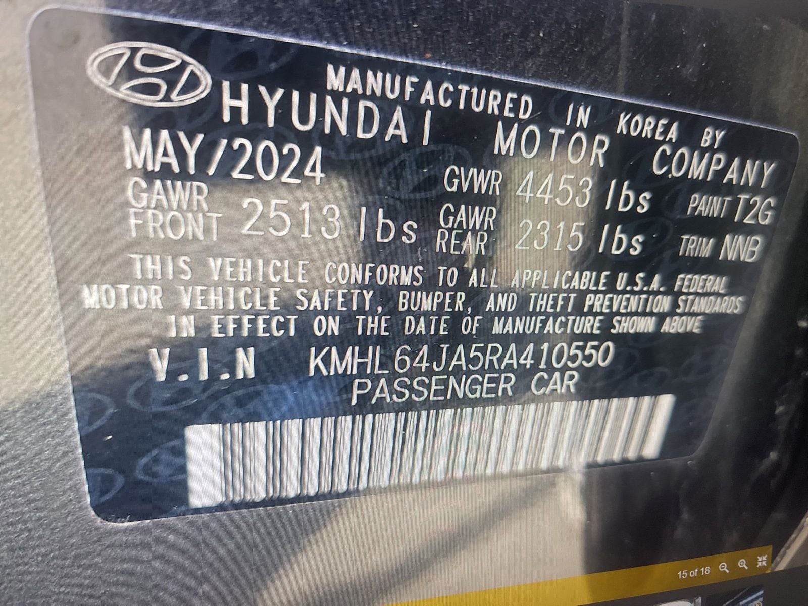 Thumbnail: 2024 Hyundai Sonata - 14