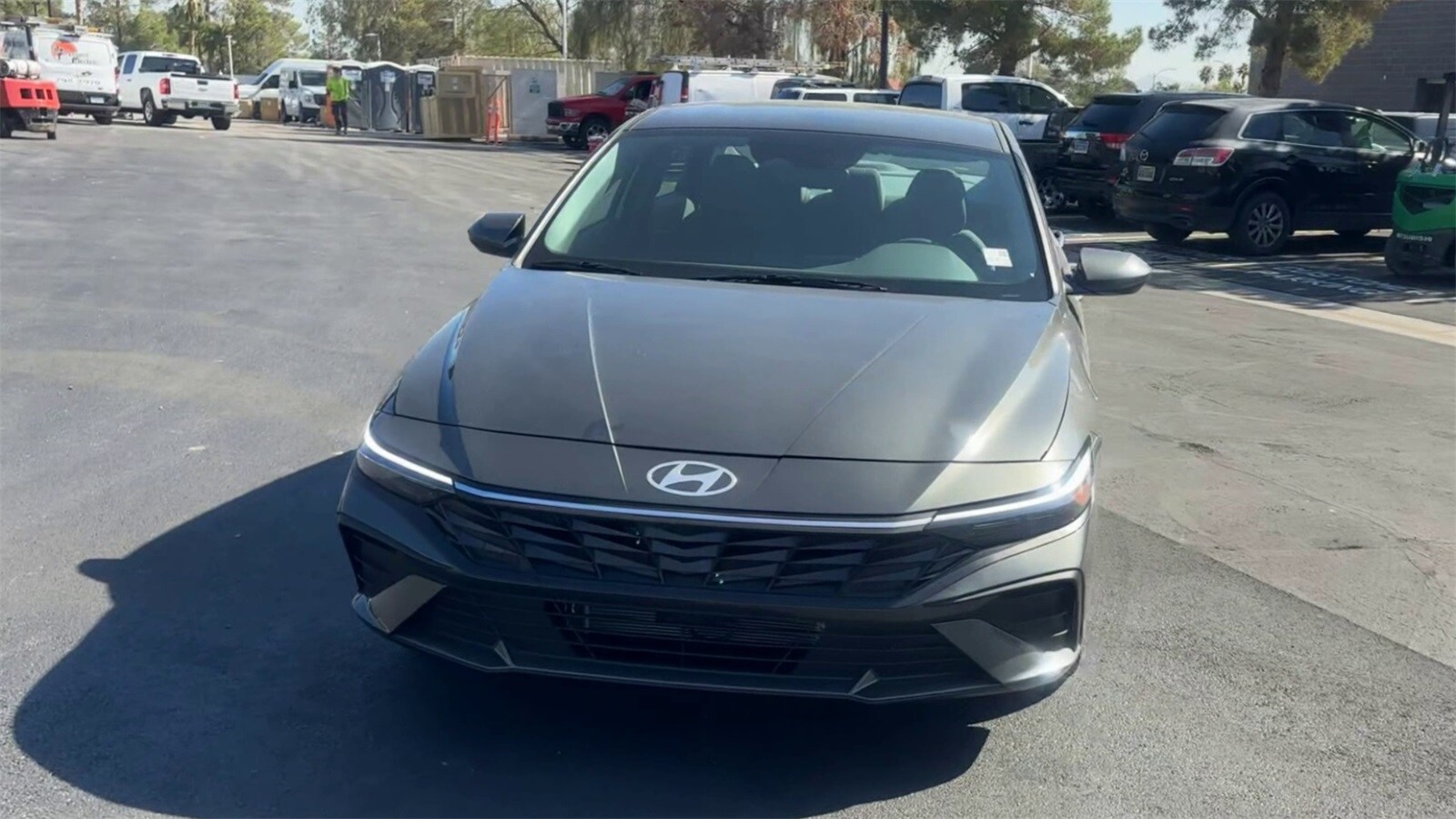 2024 Hyundai Elantra Hybrid Blue photo 2