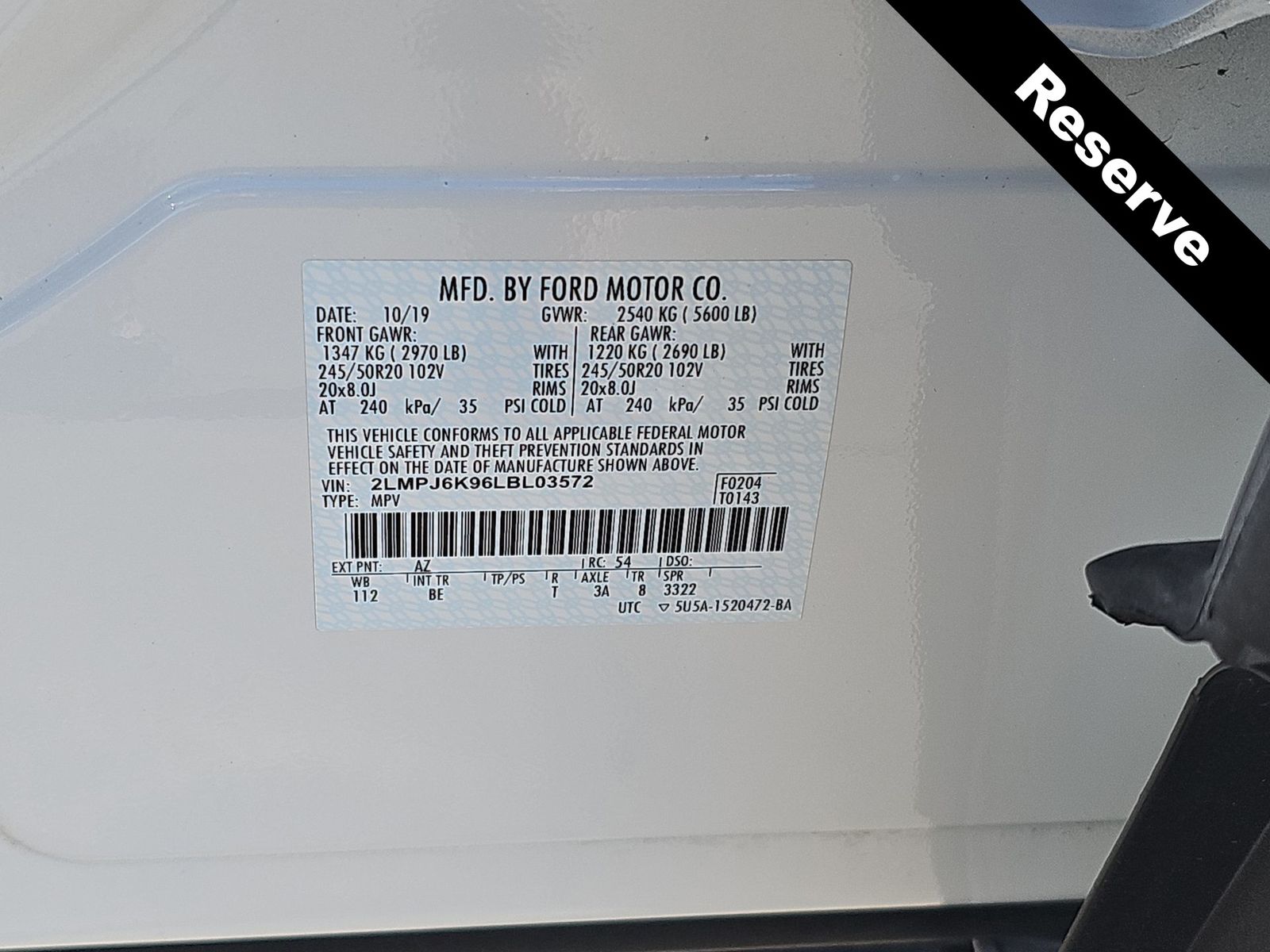 Thumbnail: 2020 Lincoln Nautilus - 25