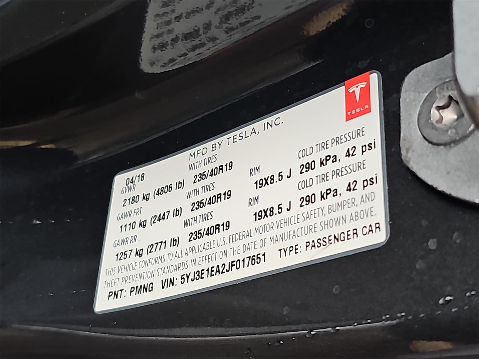 Thumbnail: 2018 Tesla Model 3 - 23