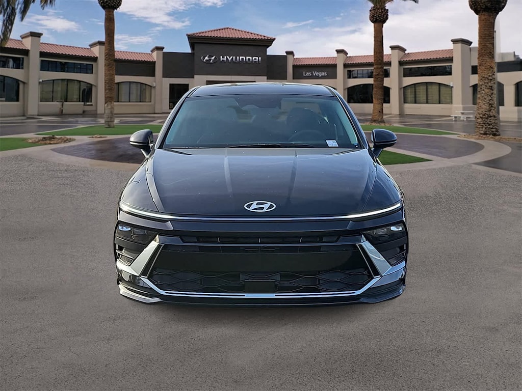 New 2026 Hyundai Sonata Hybrid Blue Sedan