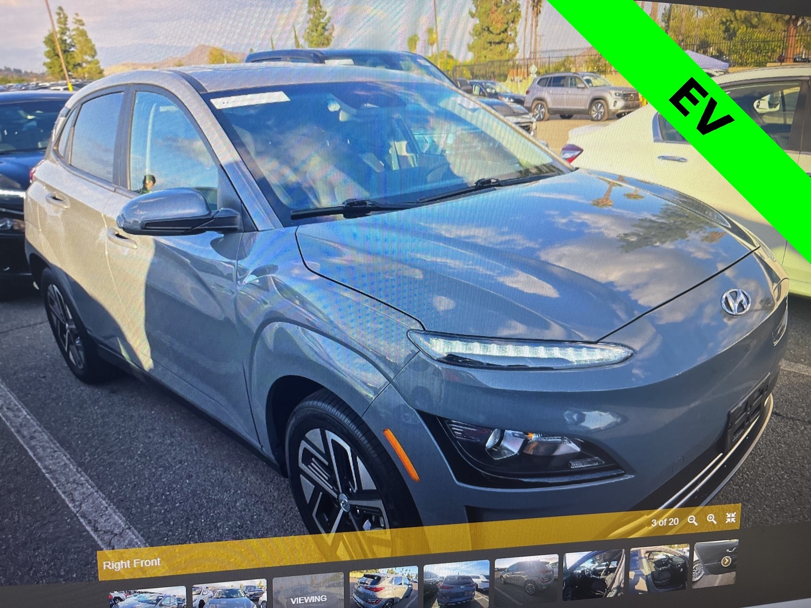 Used 2023 Hyundai Kona EV SEL with VIN KM8K33AG1PU165504 for sale in Las Vegas, NV