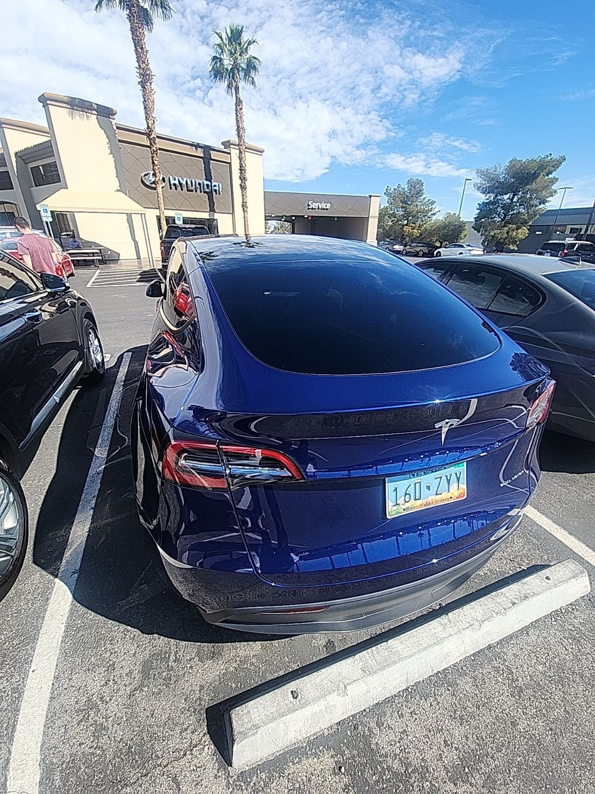 Used 2023 Tesla Model Y Long Range with VIN 7SAYGDEE8PA154851 for sale in Las Vegas, NV