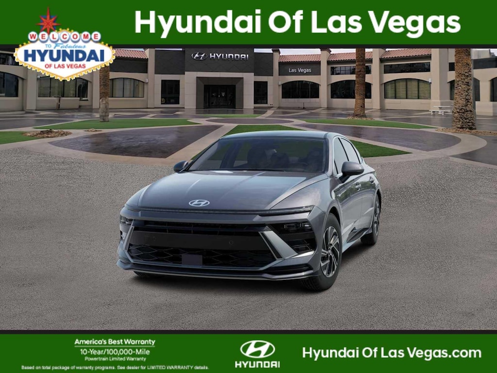 New 2026 Hyundai Sonata Hybrid Blue Sedan