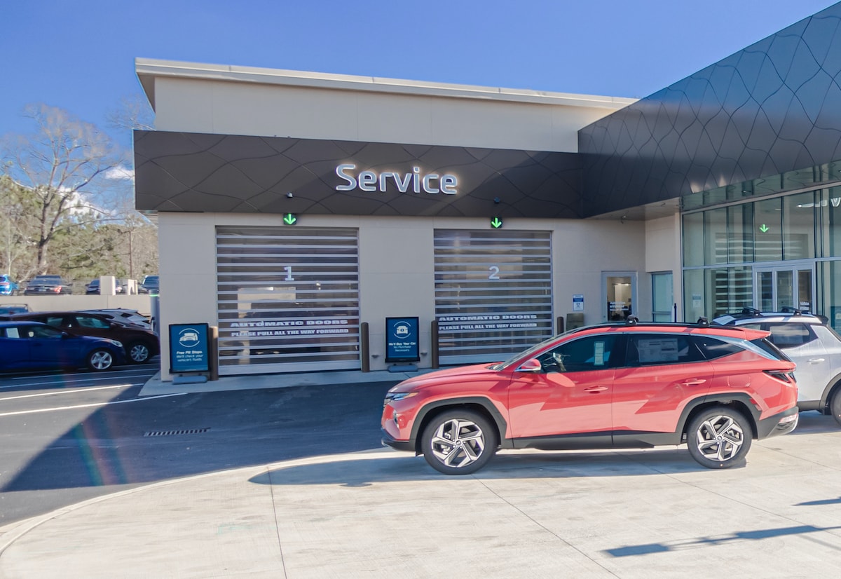 AutoNation Hyundai Mall of Georgia service entrance