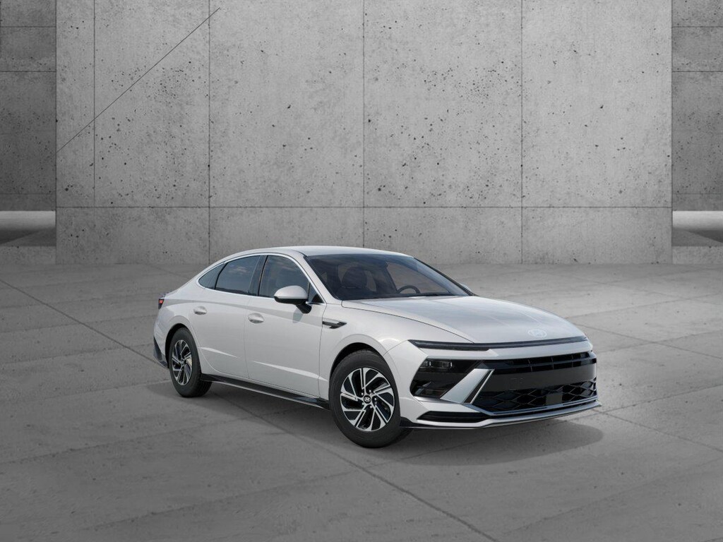 New 2026 Hyundai Sonata Hybrid Blue Sedan