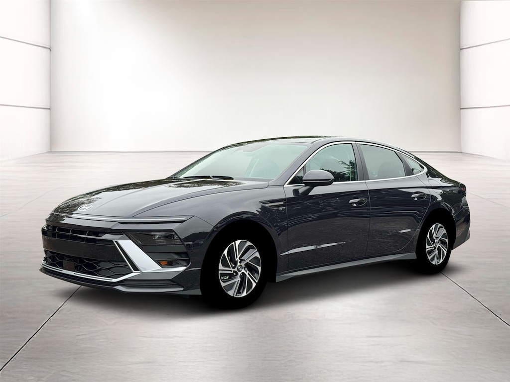 New 2026 Hyundai Sonata Hybrid Blue Sedan