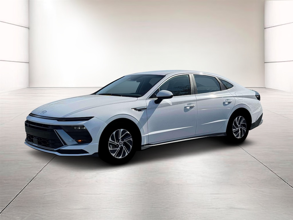 New 2026 Hyundai Sonata Hybrid Blue Sedan