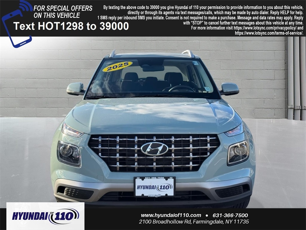 Used 2025 Hyundai Venue SEL with VIN KMHRC8A35SU361298 for sale in Farmingdale, NY