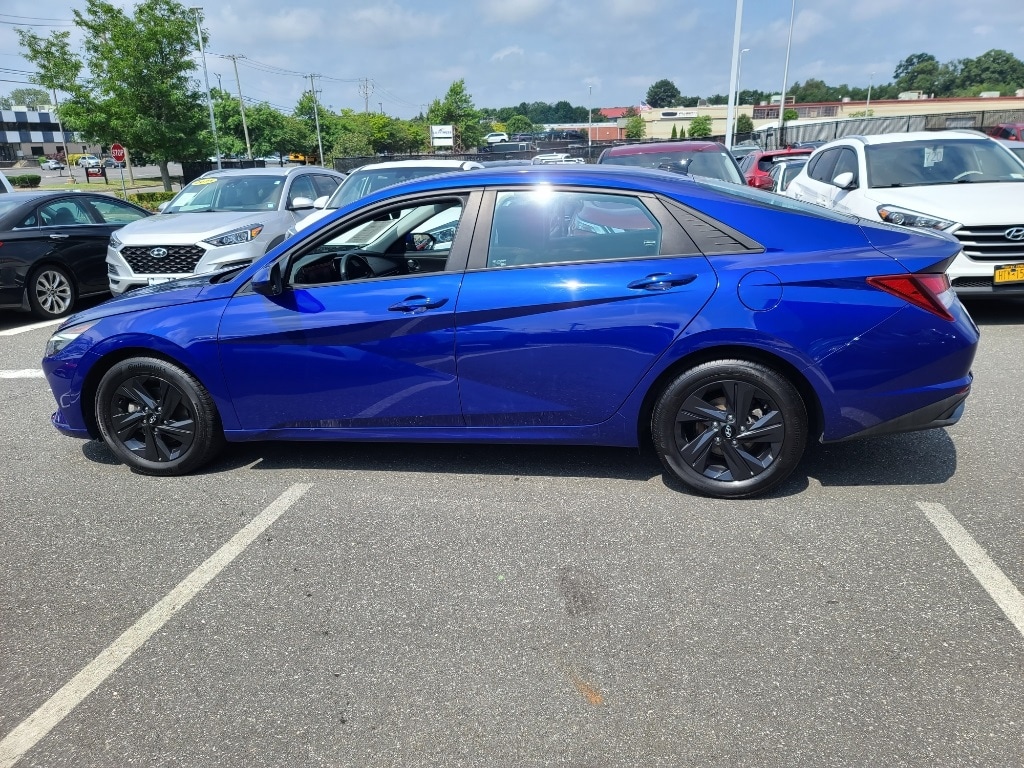 Certified 2021 Hyundai Elantra SEL with VIN KMHLS4AG0MU212885 for sale in Farmingdale, NY