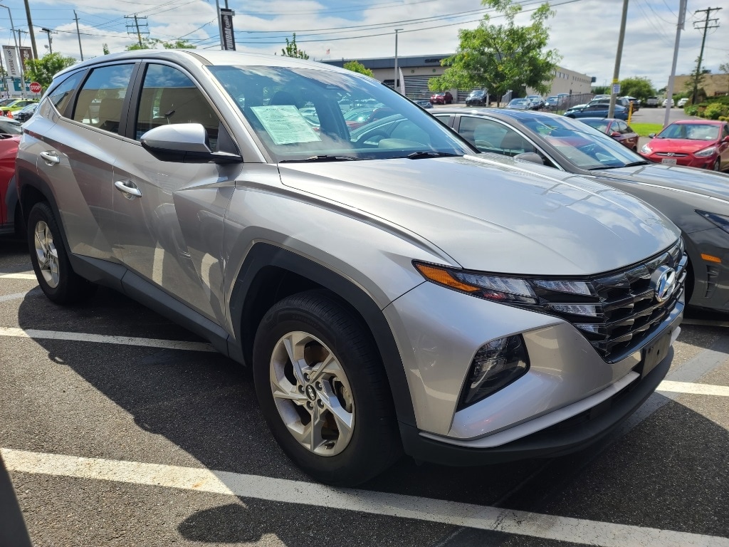 Certified 2022 Hyundai Tucson SE with VIN 5NMJACAE2NH025597 for sale in Farmingdale, NY