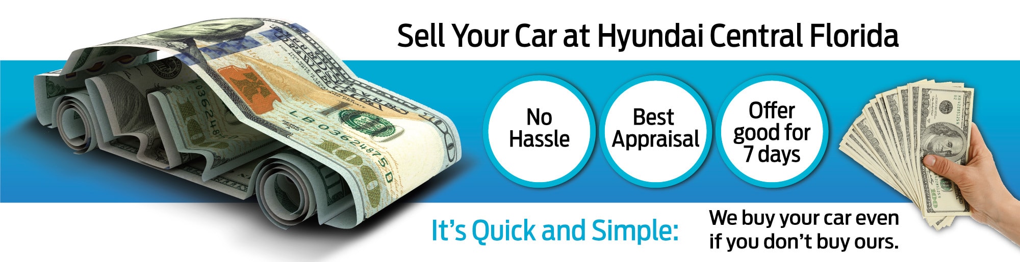 Sell Us Your Car for Cash - Hyundai of Central Florida