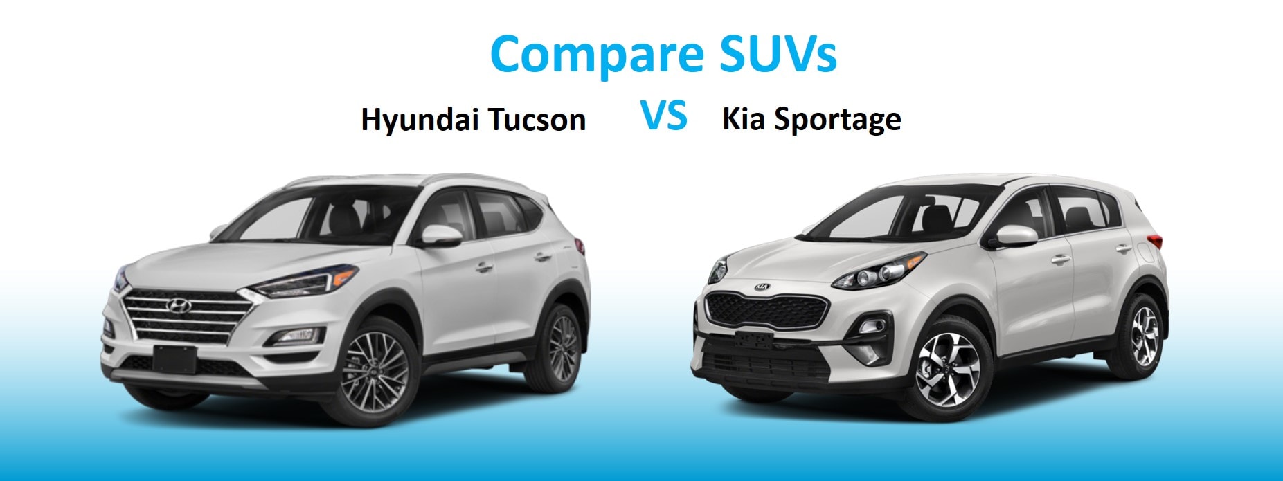 Compare SUVs Near Fairfax Kia Sportage vs. Hyundai Tucson
