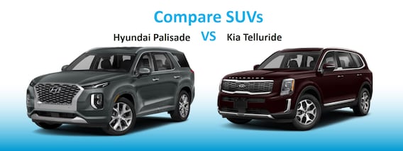Compare SUVs: Kia Telluride vs. Hyundai Palisade