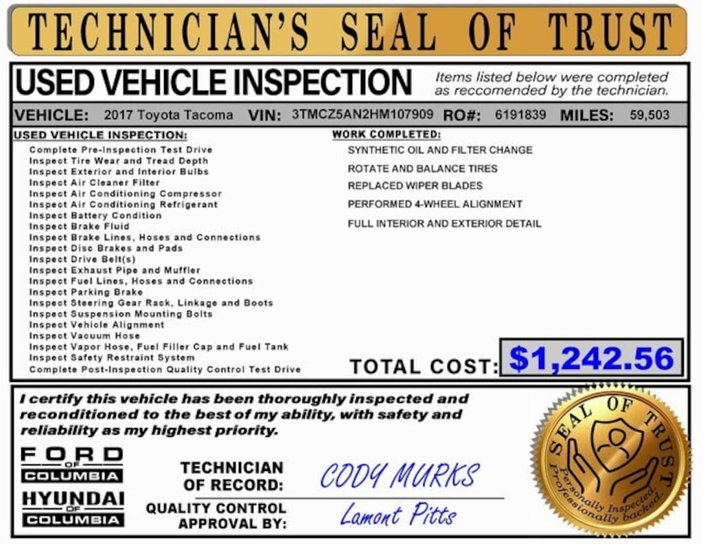 Used 2017 Toyota Tacoma SR Truck