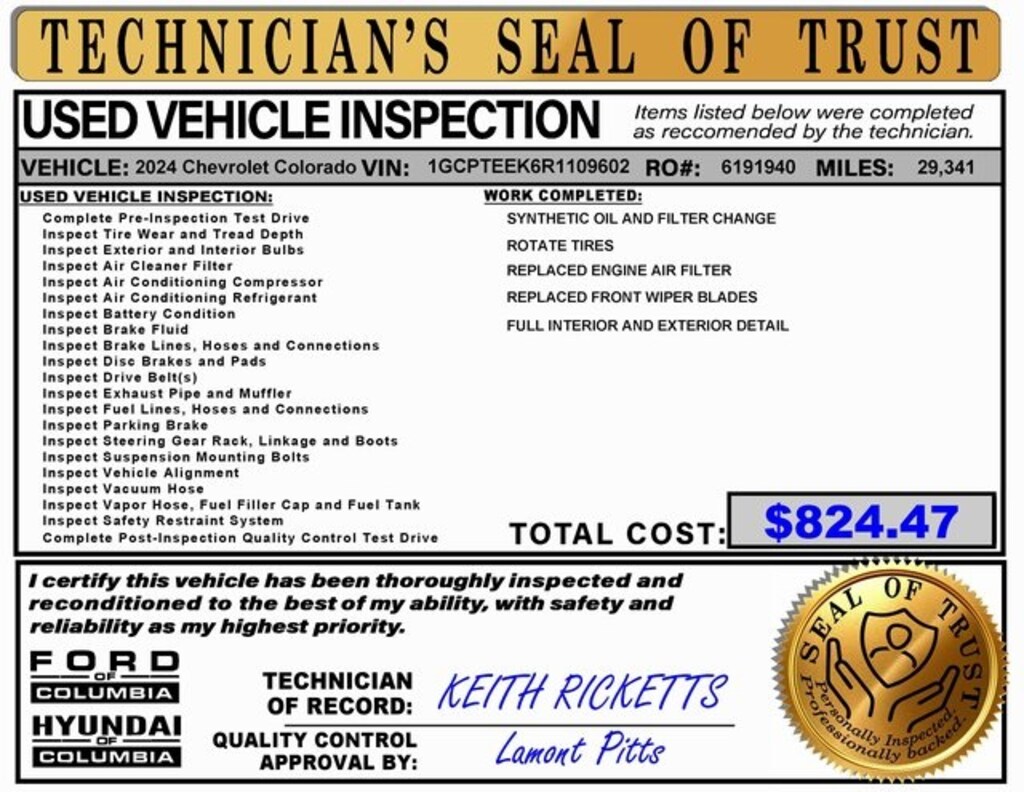 Used 2024 Chevrolet Colorado Trail Boss Truck