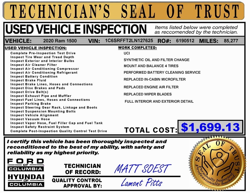 Used 2020 Ram 1500 Big Horn/Lone Star Truck