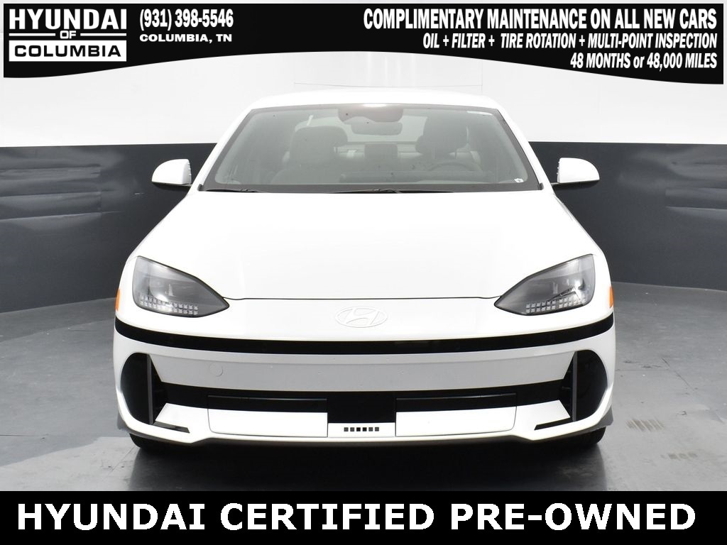 Certified 2025 Hyundai IONIQ 6 SEL with VIN KMHM34ACXSA084491 for sale in Columbia, TN