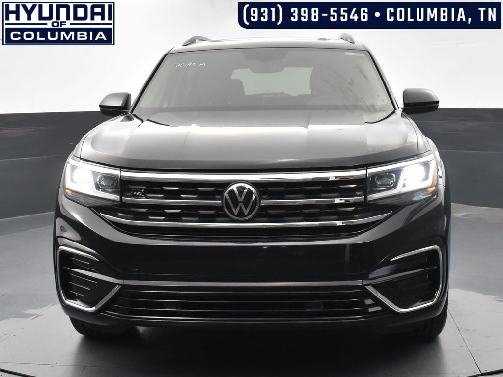 Used 2021 Volkswagen Atlas SE w/Tech R-Line with VIN 1V2PR2CA7MC581231 for sale in Columbia, TN